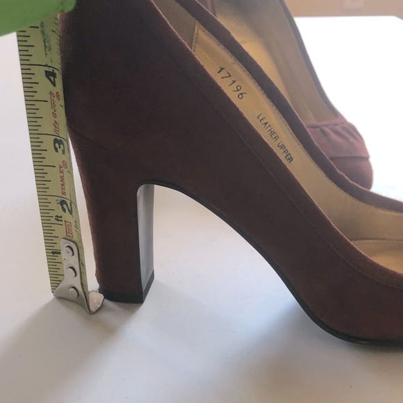 J Crew Suede Chestnut Heels - Picture 8 of 8